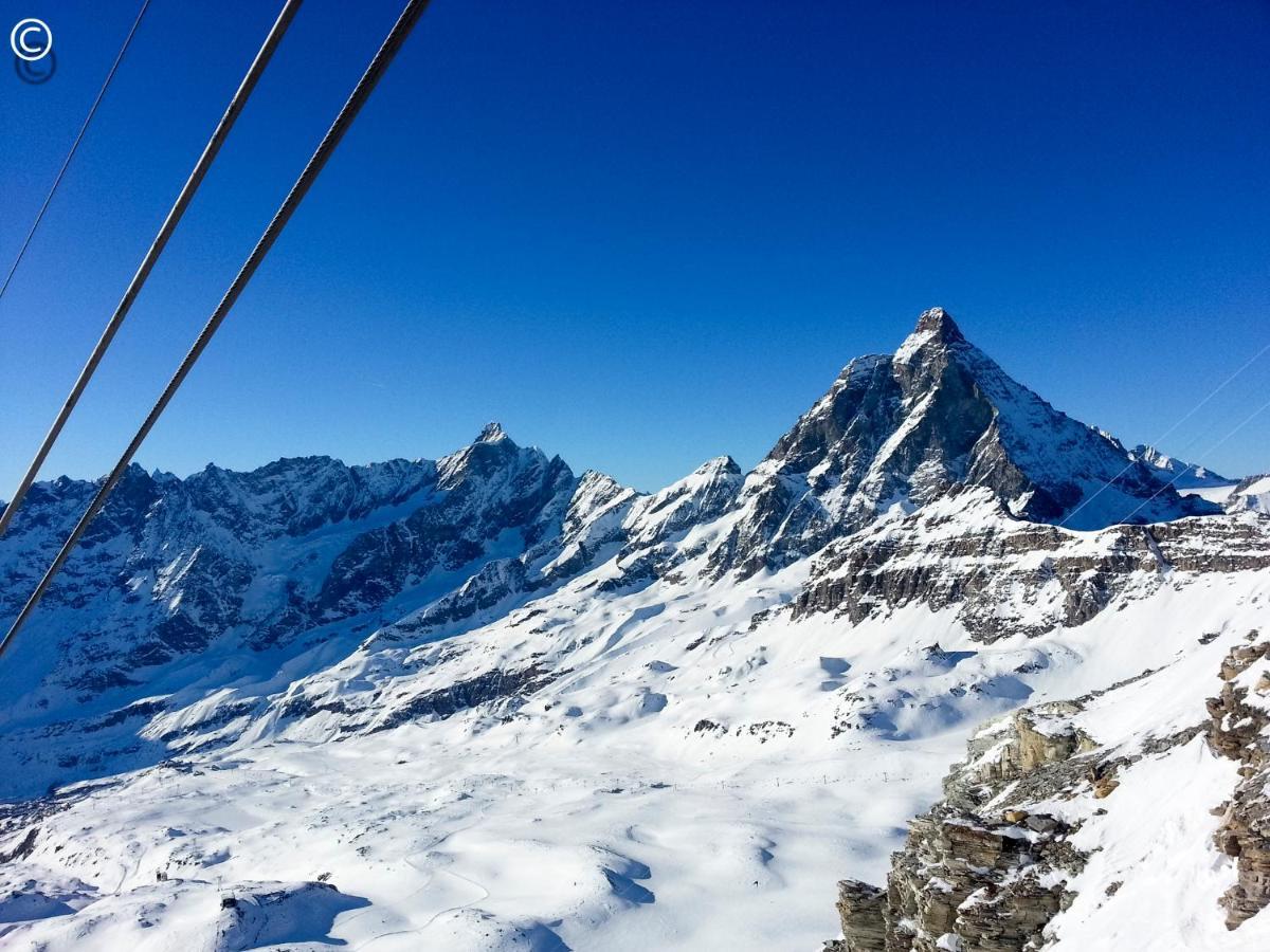 Breuil Cervinia Near Funicular Apartment With Private Garage Exteriör bild